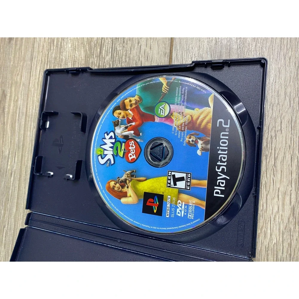 The Sims 2 Pets Sony PlayStation 2 PS2 Game SLUS 21536 EA Maxis 2006